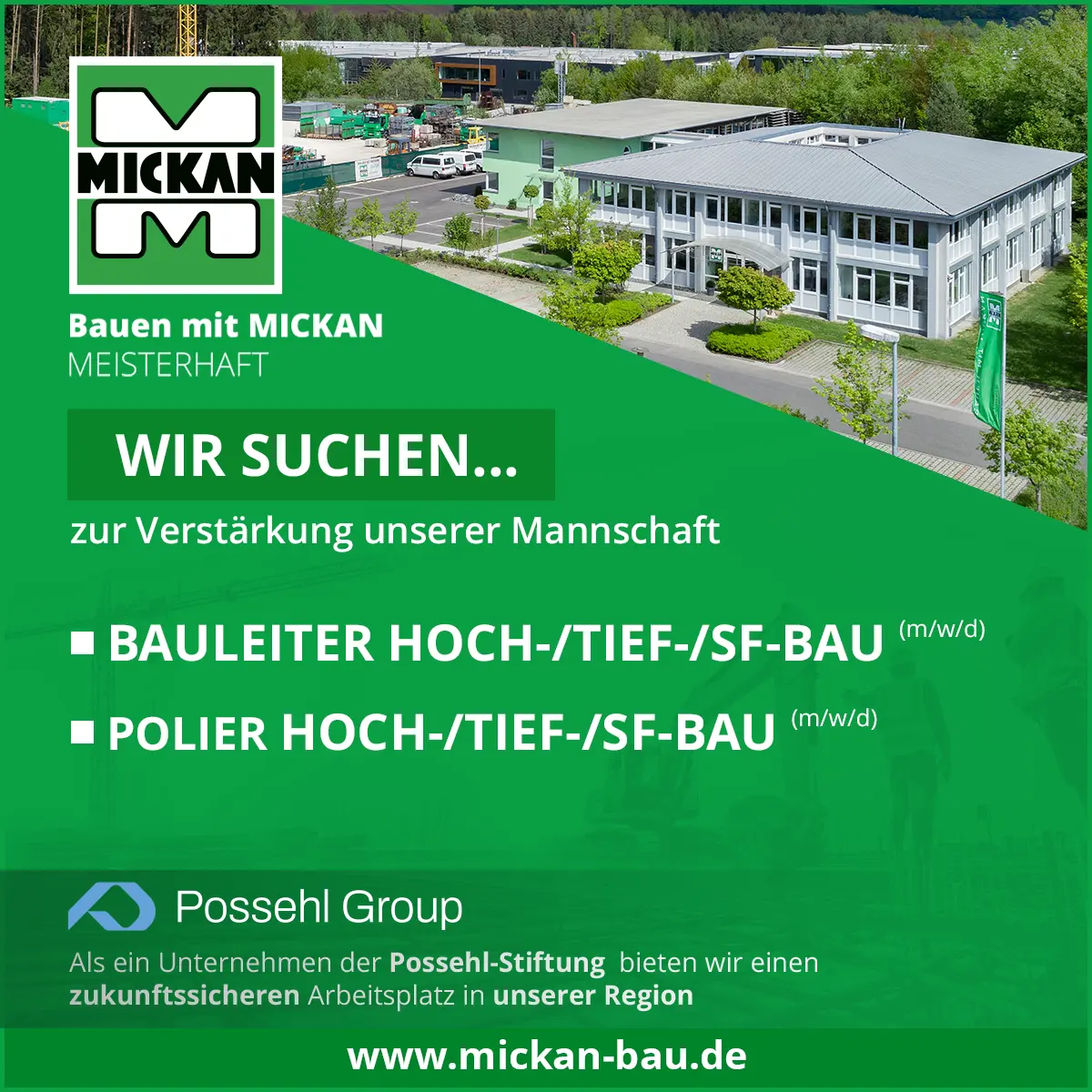 Wir suchen ...