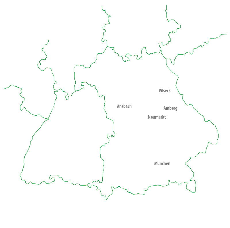 Mickan Standortkarte Bayern
