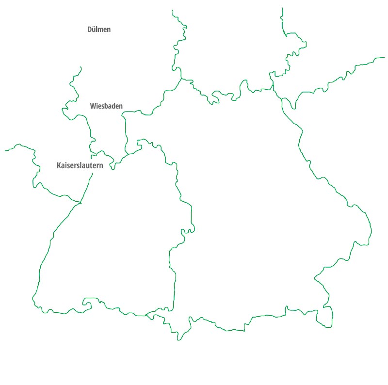 Mickan Standortkarte Rheinland-Pfalz | Hessen
